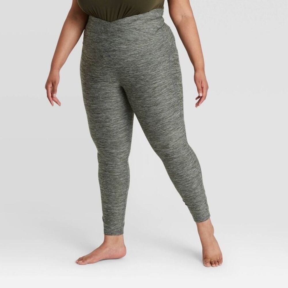 All In Motion Leggings Womens 2X Plus Size Contour Curvy Ultra High Waisted NWT